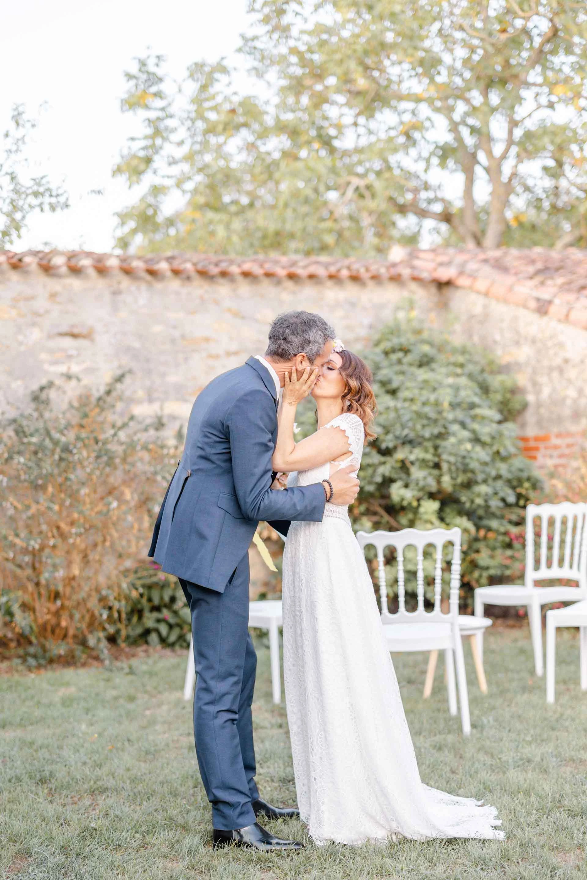 robe événement bonheur gris marron